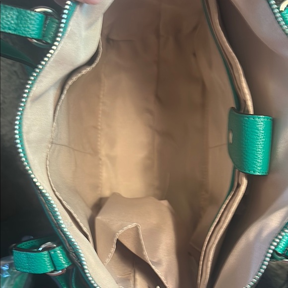 Dana Buchman Teal Tote Bag - Picture 4 of 4